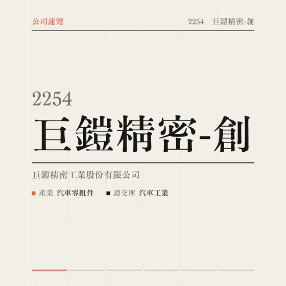 巨鎧精密-創 公司速覽影片封面