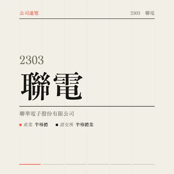 聯電 公司速覽影片封面