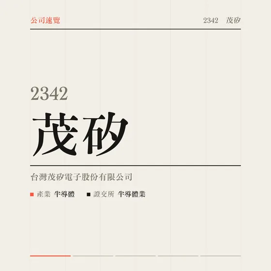 茂矽 公司速覽影片封面