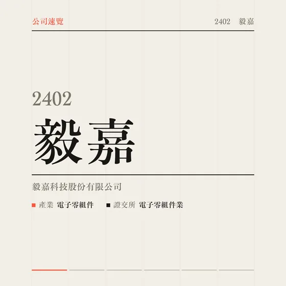 毅嘉 公司速覽影片封面