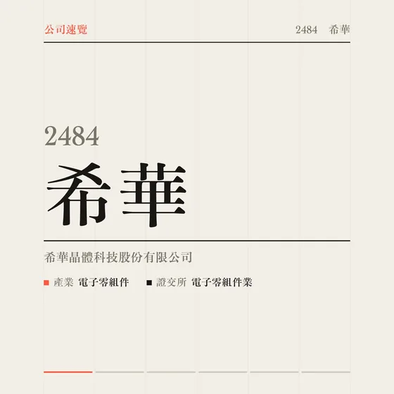 希華 公司速覽影片封面