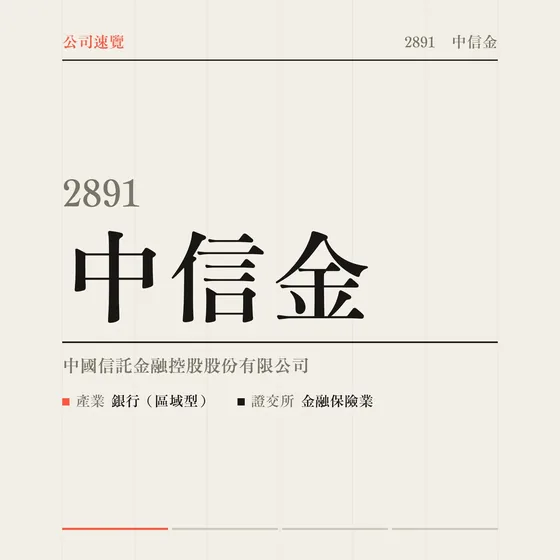 中信金 公司速覽影片封面