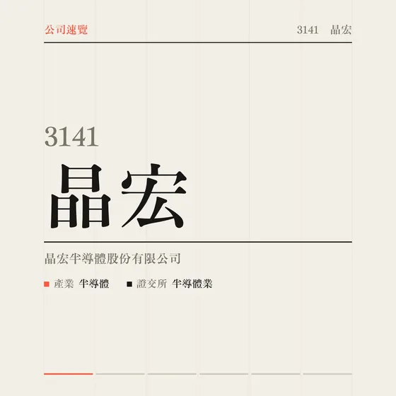 晶宏 公司速覽影片封面