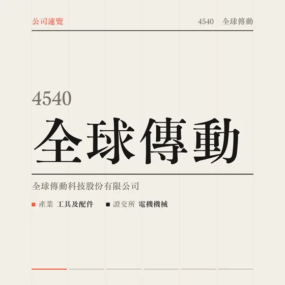 全球傳動 公司速覽影片封面