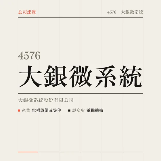 大銀微系統 公司速覽影片封面