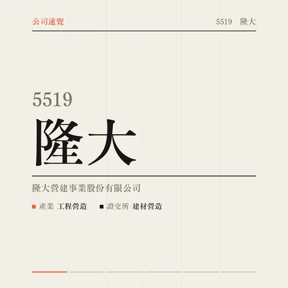 隆大 公司速覽影片封面