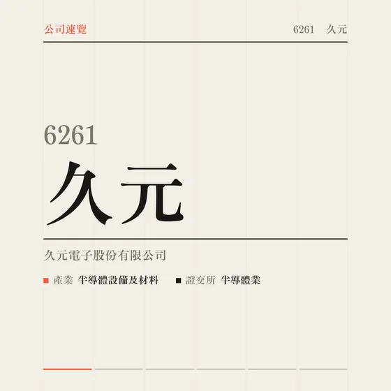 久元 公司速覽影片封面