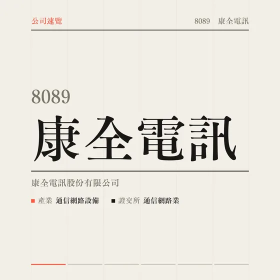 康全電訊 公司速覽影片封面